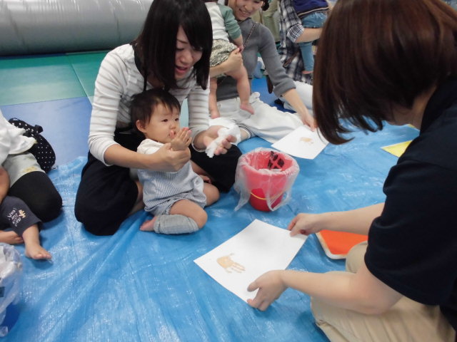 ベビーイベント「手型カレンダー」