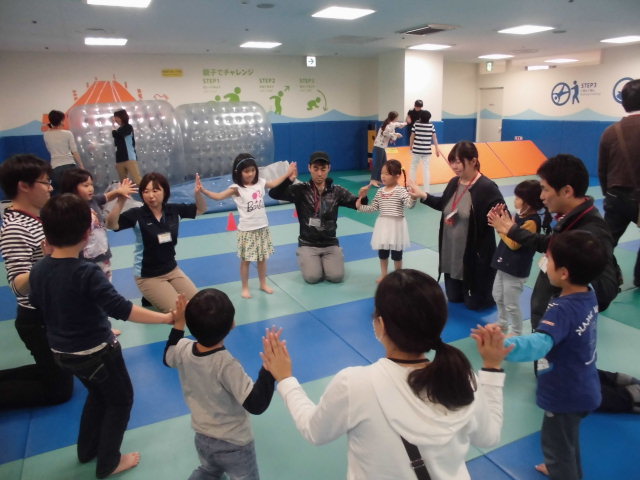 パパイベント☆スプーンリレー☆