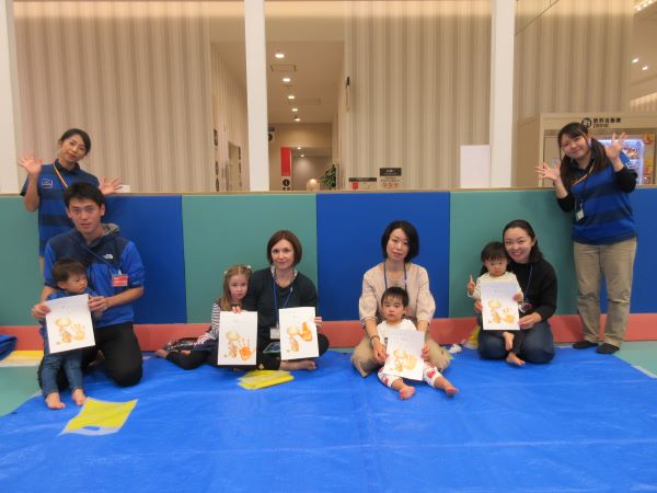 赤ちゃんイベント♪手形であそぼう