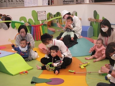 赤ちゃんイベント♪音で遊ぼう