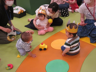 赤ちゃんイベント♪1歳のおたんじょうび会