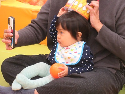赤ちゃんイベント♪1歳のおたんじょうび会　
