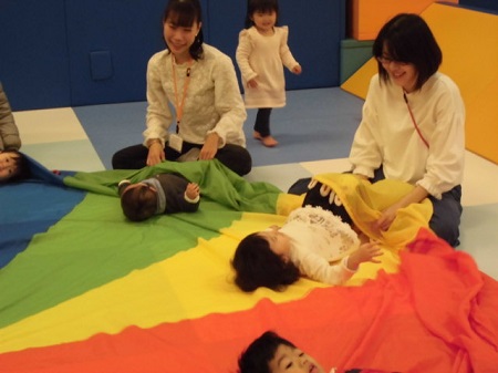 ☆はじめてのパラシュート☆