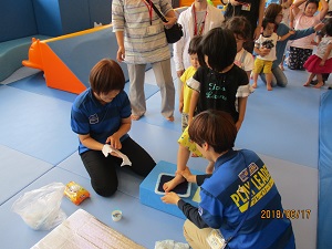 父の日　足形イベントを行いました！