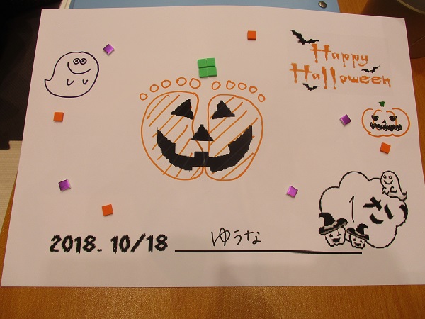 🎃赤ちゃんの足形アート～ハロウィン～🎃