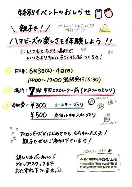 ボーネルンド特別イベントのお知らせ