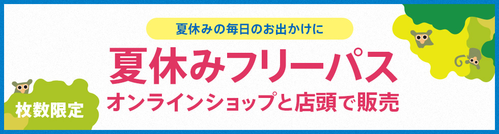 夏休みパス販売決定！