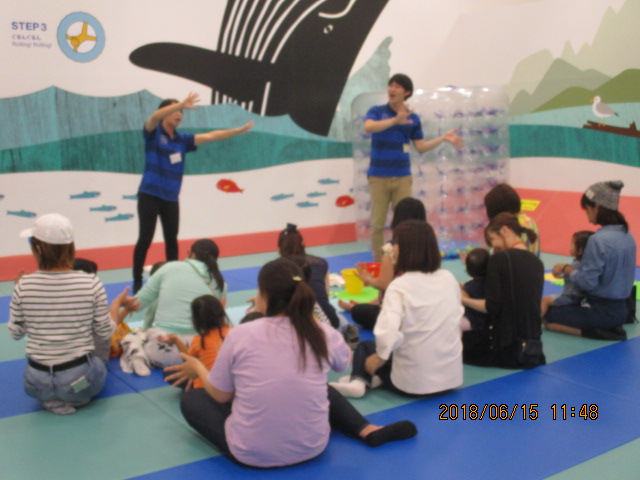 6月15日(金)　幼児イベント　手形で「てるてるぼうず」づくりイベントのご報告