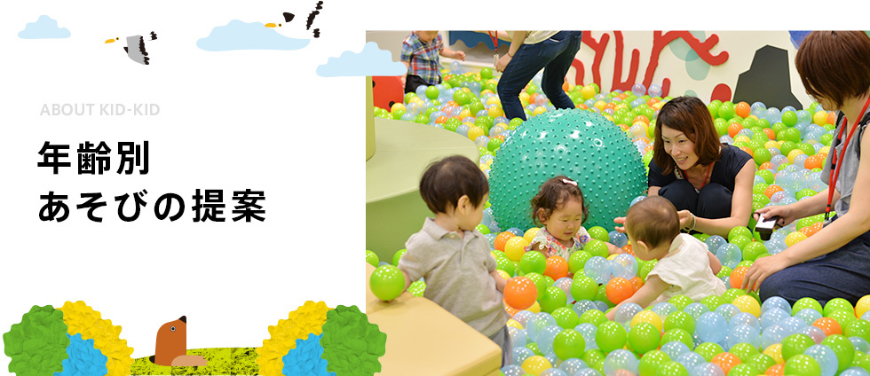 年齢別あそびの発達
